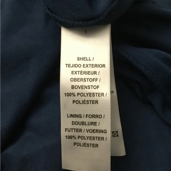 ADRIANNA PAPELL Blue and Silver Embellished Gown with Scoop Neckline - Picture 8 of 16